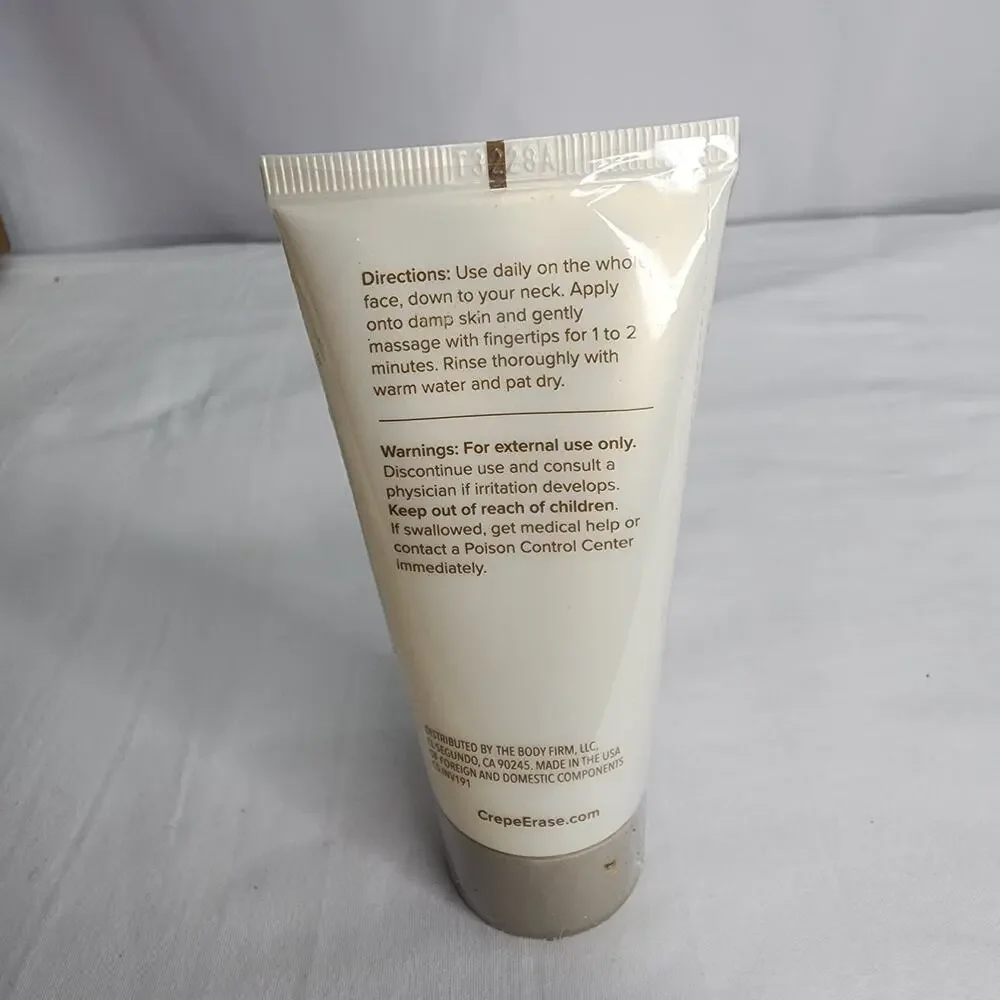 Body Firm Crepe Erase Advanced Refining Facial Scrub Sealed 2 FL oz